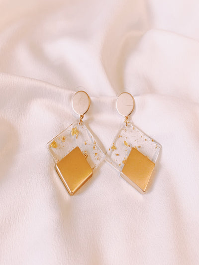 Formation Gold Earrings - AlamodBoutique