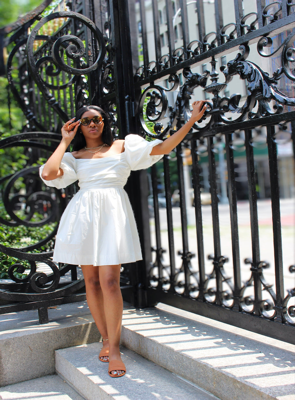 Angelic- White Baby Doll Dress